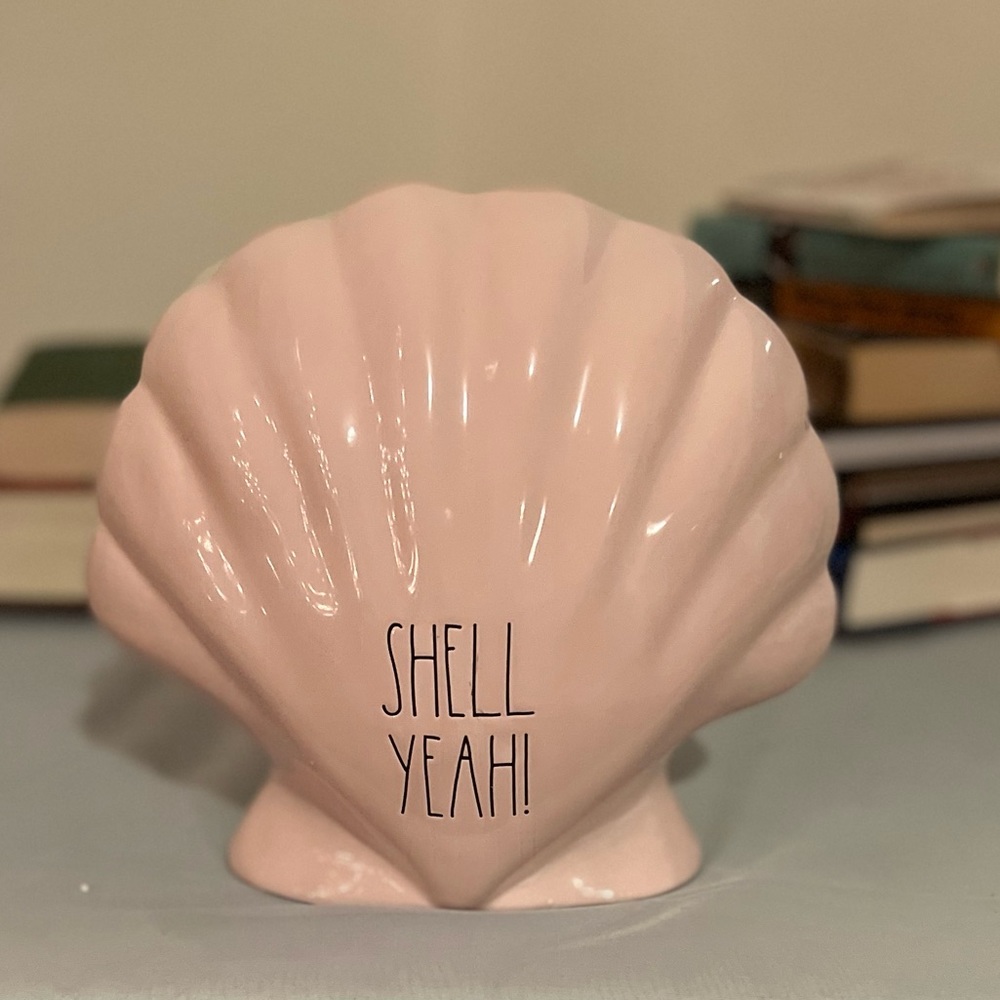 Rae Dunn Shell Yeah Ceramic Seashell